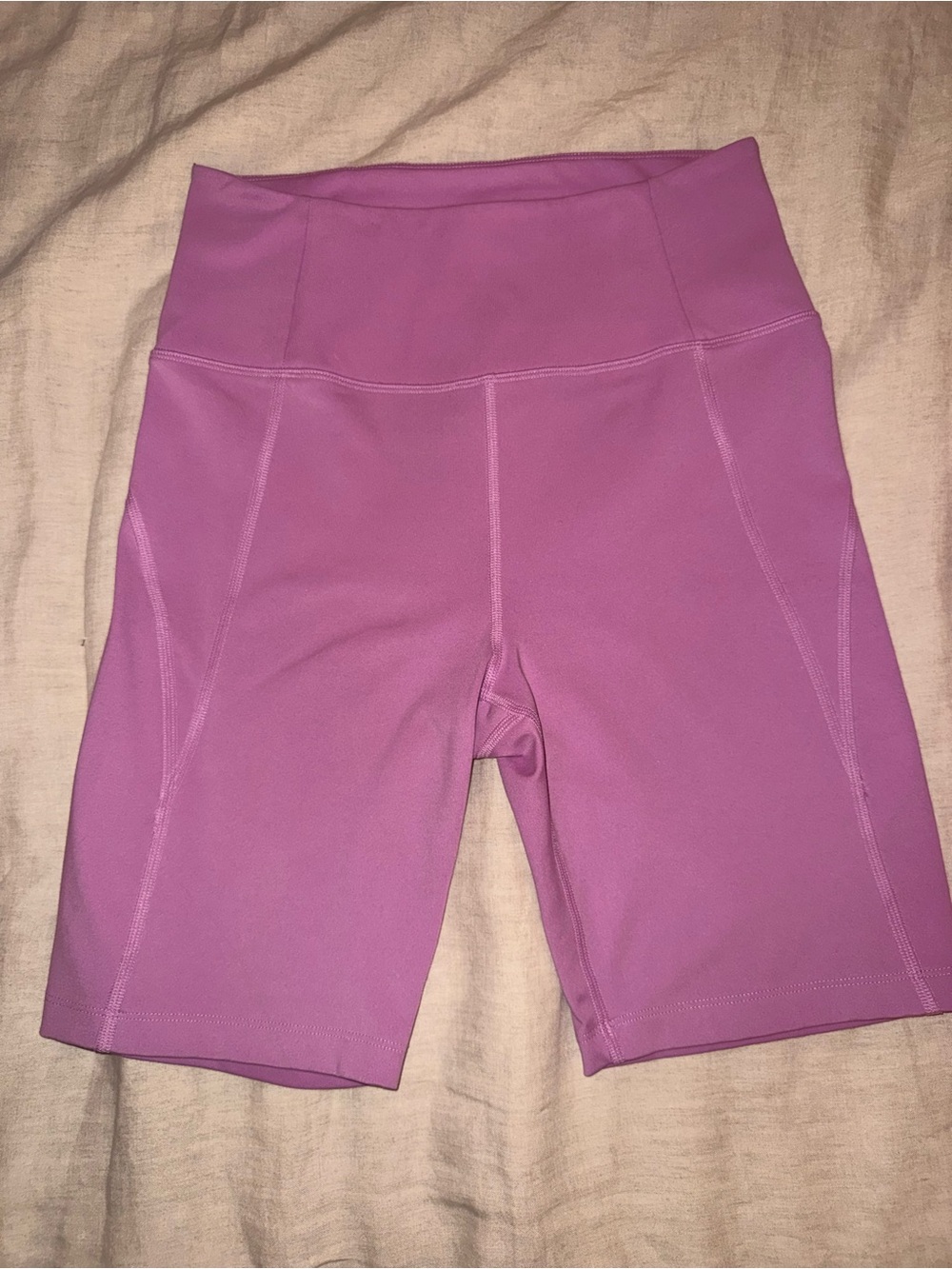 Girlfriend Collective Bike Shorts in Lilac